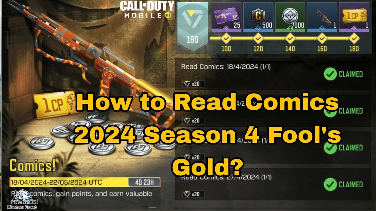 How to Read Comics 2024 Season 4 Fool's Gold Cod Mobile