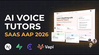 Build & Deploy Full Stack AI Education SaaS - AI Voice Agents NextJS, Supabase, Vapi, Clerk, Stripe