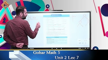 Gohar Mathematics 5|Unit 2|Lec 7|Review Exercise