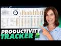 Excel Productivity Tracker You'll Actually Stick With (Free Template)