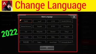 how to change language in apex legends mobile