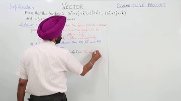 Most  Important Question l ICSE 12 MATH | CHAPTER 20 | Scalar Triple Product I L94