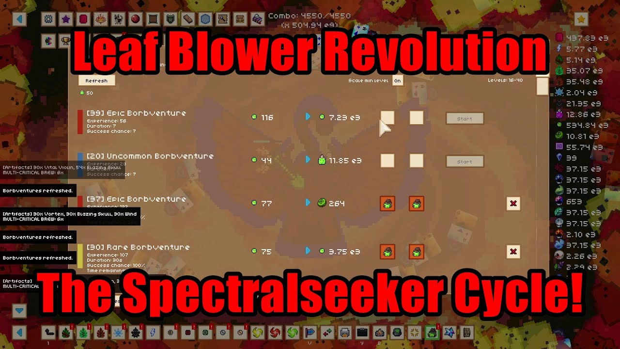 Leaf Blower Revolution The Spectralseeker Cycle! YouTube