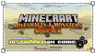 How To Download and Install Mineshafts & Monsters Modpack in Minecraft