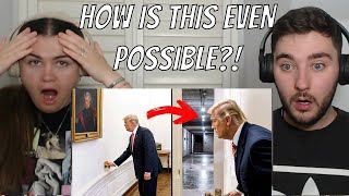 Shocked British Couple Reacts to Inside the White House Secret Rooms!