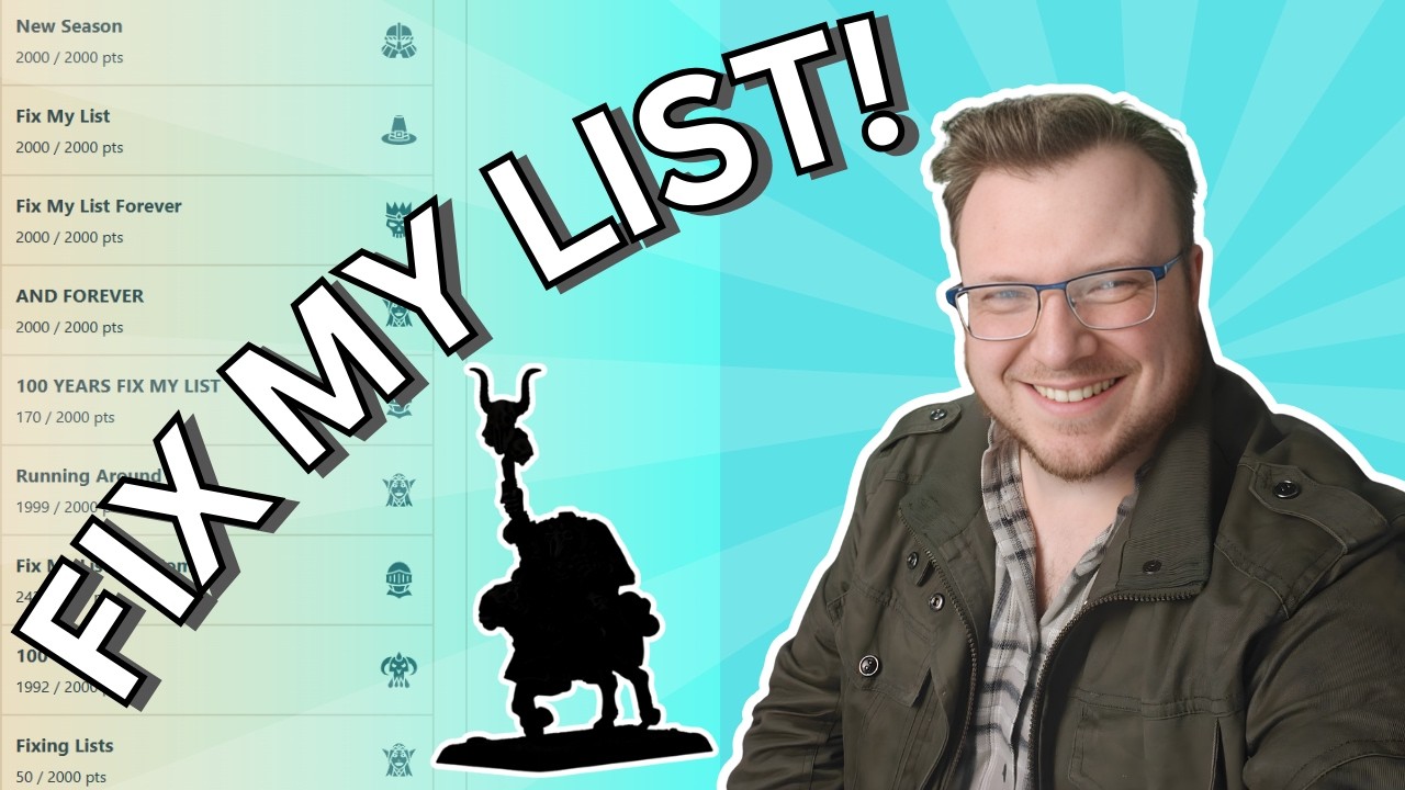 Fix Em List 🔴 FIX MY LIST! Season 3 Episode 3: Channel Members Out In Force🔴 - YouTube
