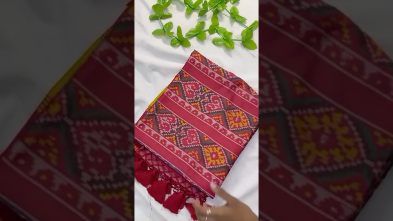 Premium Double Ikkat Patola Saree