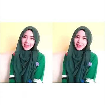 Tutorial jilbab hijau