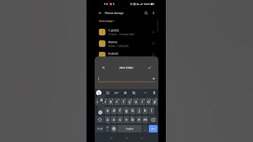 How to Hide folders in Smartphones | How Mobile Companies Hide Folders in your Smartphones.😊 #shorts