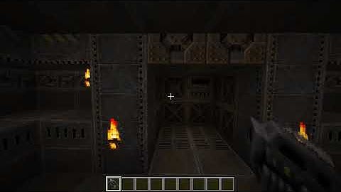Quake 2 Minecraft:  Outer Base and installation maps
