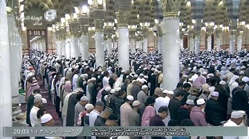 تلاوة جميلة لصلاة العشاء اليوم السبت1438/5/21 -الحرم النبوي- الشيخ عبدالله البعيجان- من سورة البقرة