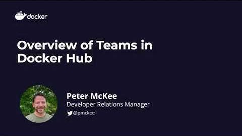 Overview of Teams in Docker Hub