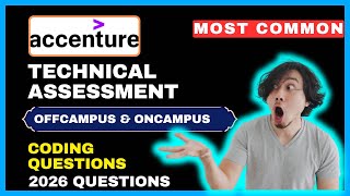 11/1/25 ! Accenture Backend Coding Questions | Accenture Technical Assessment Test 2026