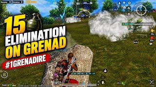 😱 15 Eliminations With Grenades Only! #1 Grenadier 💣🔥 #pubg #pubgmobile 