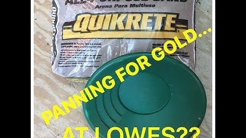 Gold In Lowes Play Sand?!?!