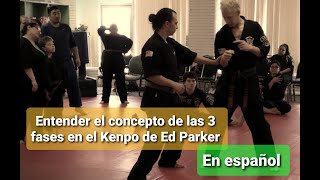 Desarrollo de reacciones rápidas - El Concepto de las 3 fases, Kenpo de Ed Parker, Sascha Williams.