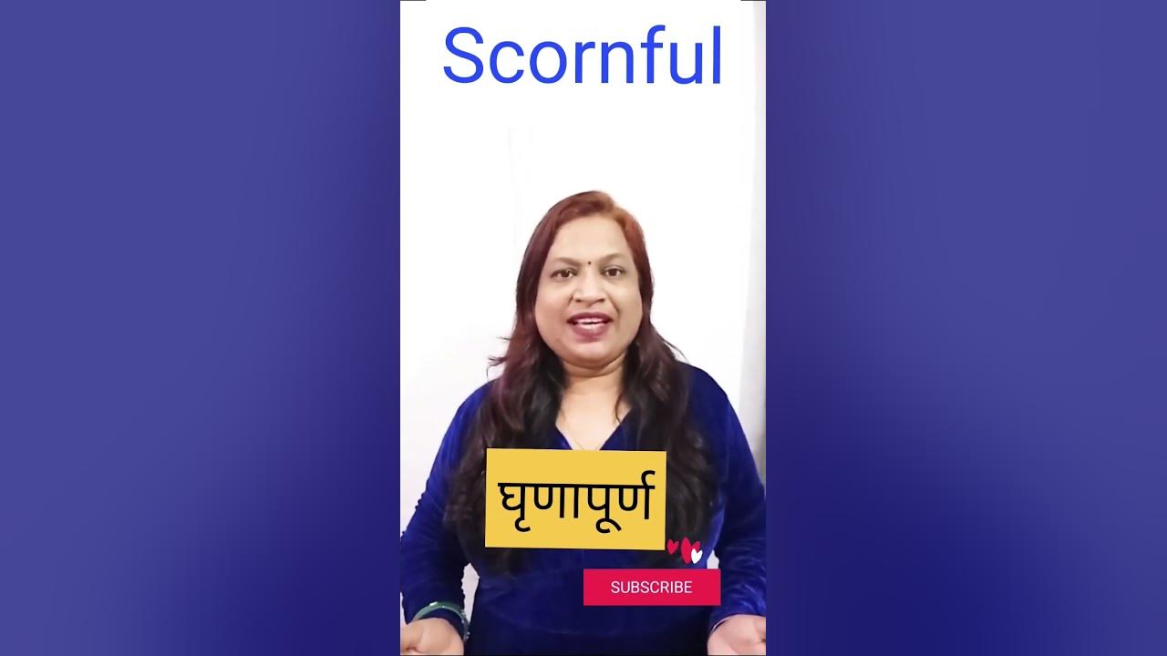 meaning-of-scornful-ncert-books-youtubeshorts-shorts-vocabulary