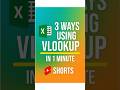 #25. ✨3 Smart Ways to Use VLOOKUP 🔍| Basic ✅ Approximate ✅ Partial Text ✅ |Master Your Lookup Game!