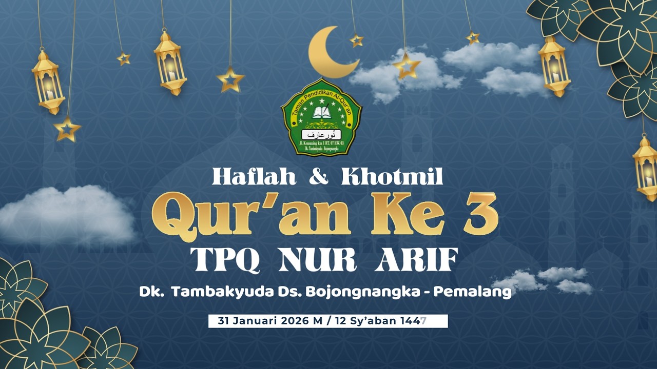 PAWAI TA'ARUF TPQ NUR ARIF TAMBAKYUDA BOJONGNANGKA