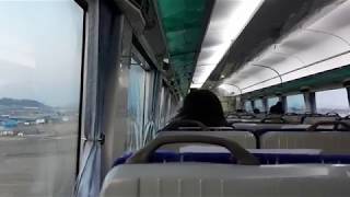 장항선 무궁화호 삽교역 도착, 안내방송 (#1551, 익산행) [7406+7407호, 코레일]