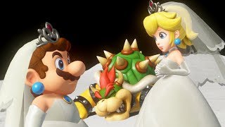 Super Mario Odyssey - Final Boss with Wedding Dress Mario