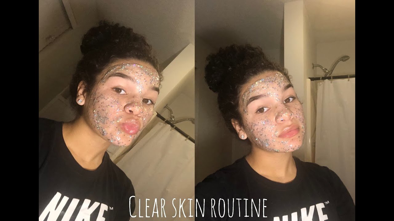 GLOWY SKIN CARE ROUTINE FOR ACNE PRONE SKIN - YouTube