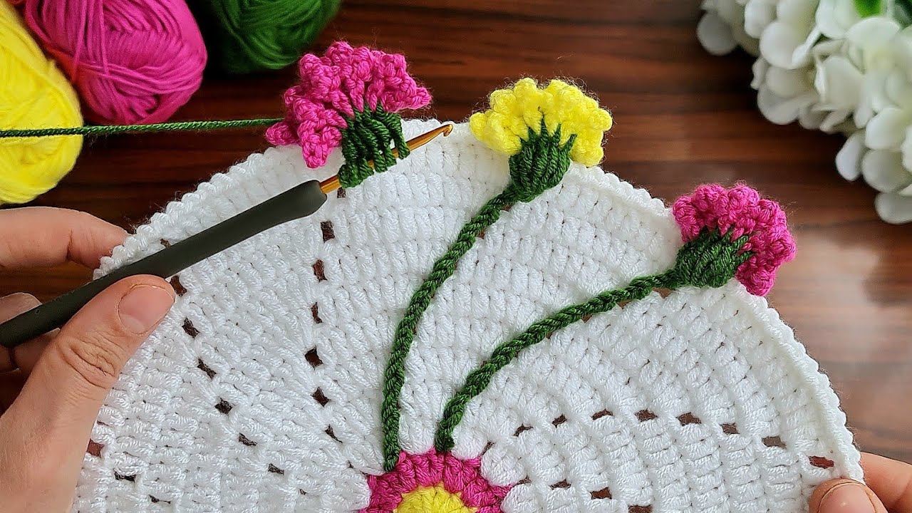 Fantastic😇 crochet motif supla. Super easy How to crochet a coaster supla make order sell.#crochet