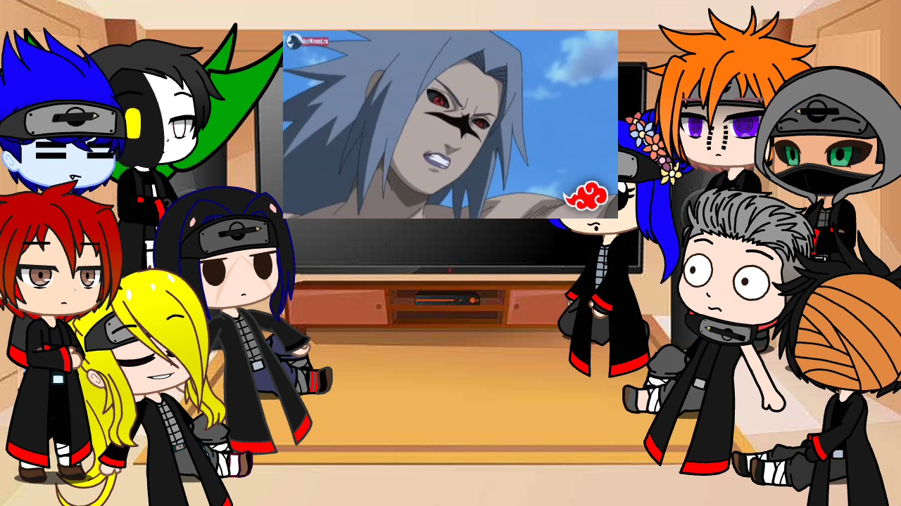 реакция Акацуки на 