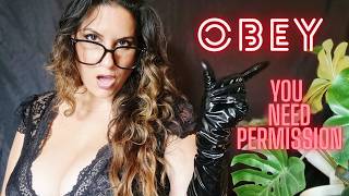 OBEY You need PERMISSION #asmr  full body relaxation sleep AID   #goddessempowerment