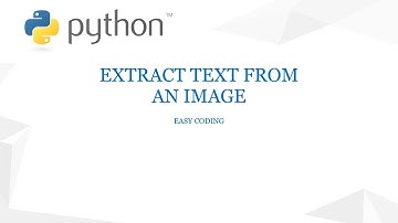 Python Program To Extract Text From An Image||Easy Coding