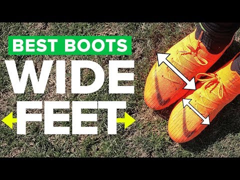 best football trainers for wide feet