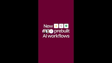 Announcing: Prebuilt AI workflows from Asana AI