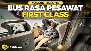 KONSEP NYA GOKIL ‼️ PENDATANG BARU Di Jalur AKAP Malang - Jakarta Cititrans Bus Rasa Pesawat.