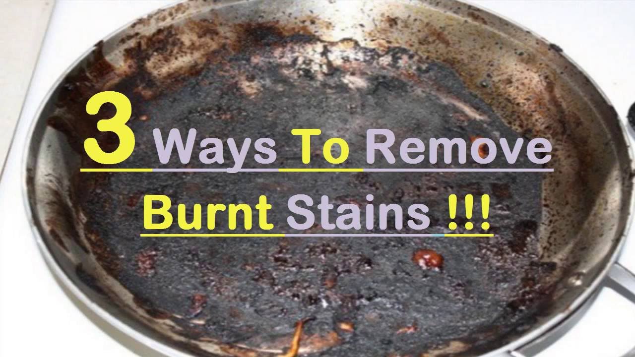 3 Ways To Clean Tough Burnt Stains From Utensils YouTube