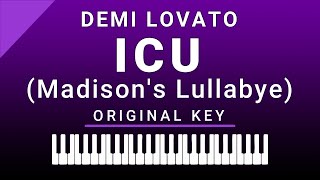 ICU (Madison's Lullabye) Piano Karaoke - Demi Lovato