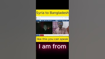 I try to speak English with Syria #shortsfeed #shortvideo #shorts