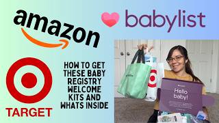FREE BABY REGISTRY WELCOME BOXES! l HOW TO GET THEM AND WHATS INSIDE!