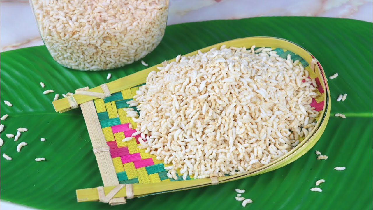 Download বাড়িতে নিজেই বানিয়ে নিন মুড়ি (বালু বা তেলে ভাঁজা ছাড়াই) | Muri Recipe,Puffed Rice | Bangladeshi Muri