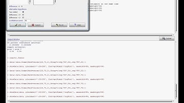 Comparing two variances with R Commander