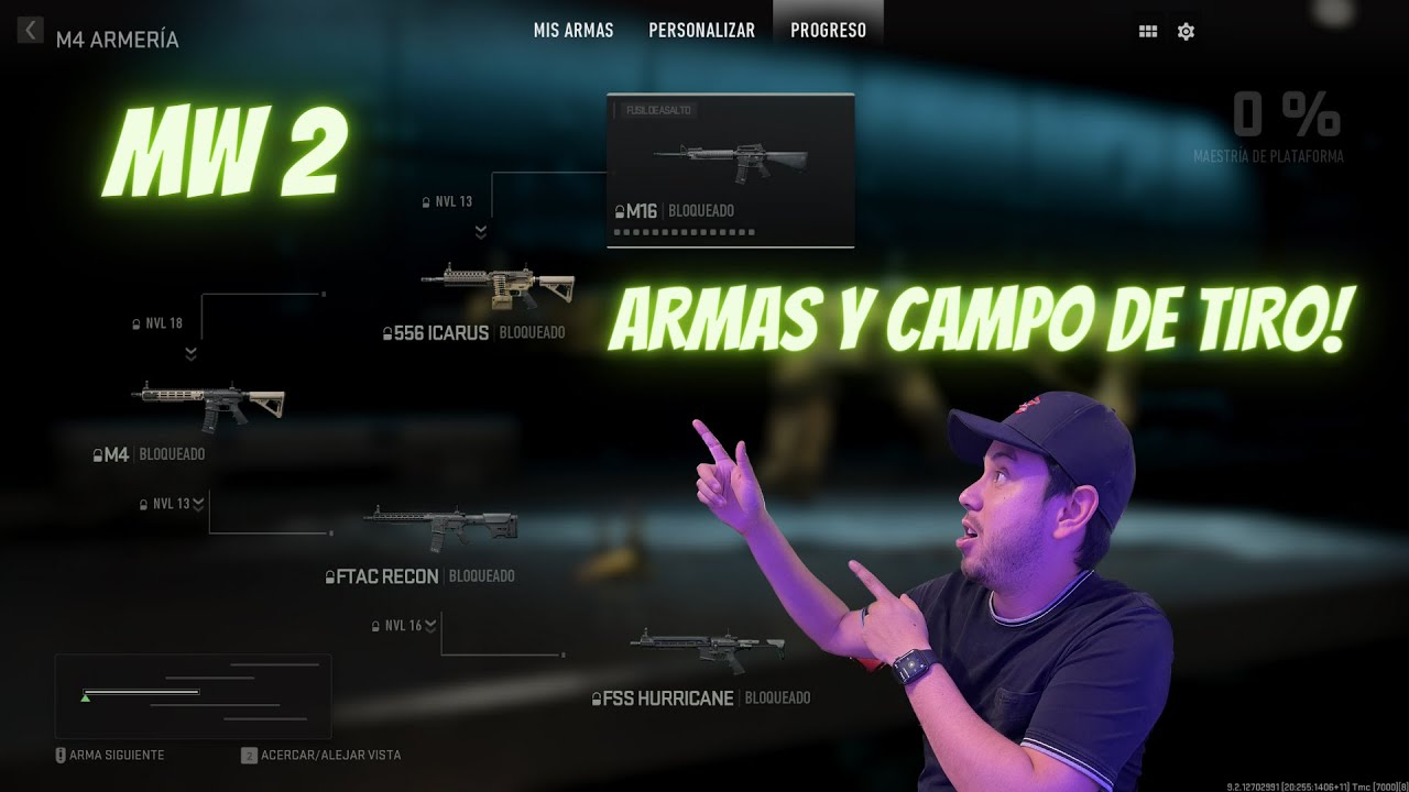 TODAS LAS ARMAS Y CAMUFLAJES DE MODERN WARFARE 2 - YouTube