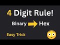 Binary to Hexadecimal Conversion Trick | Step by Step | SOBaQ Online Academy| #sobaqonlineacademy 
