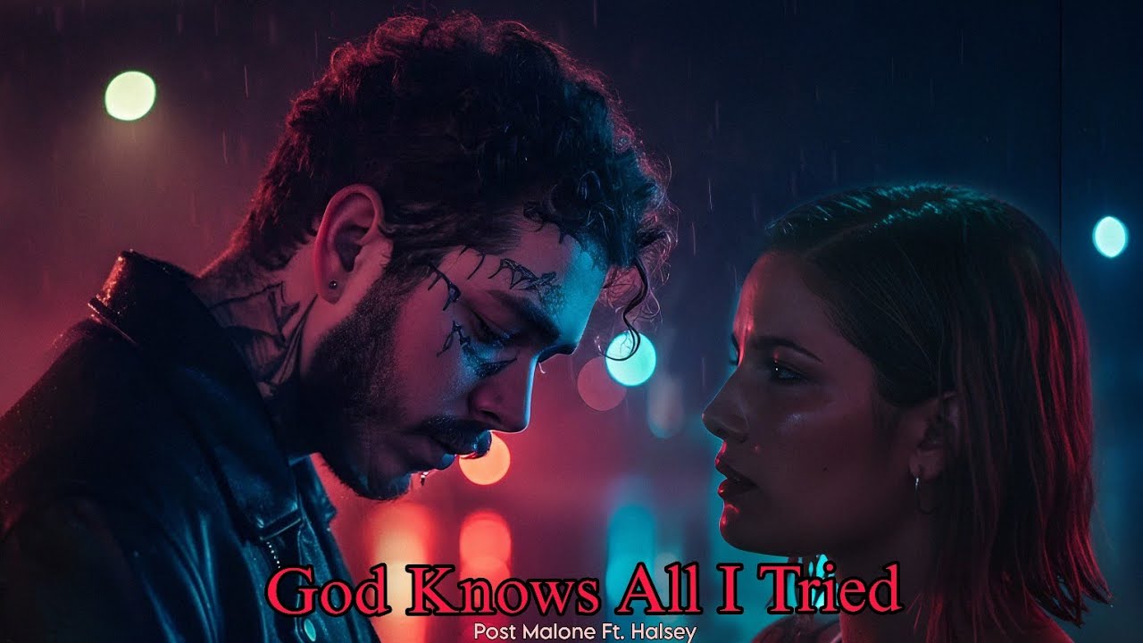 Post Malone Ft. Helsay - God Knows All I Tried (Emotional Ai Song Lyrics Video)