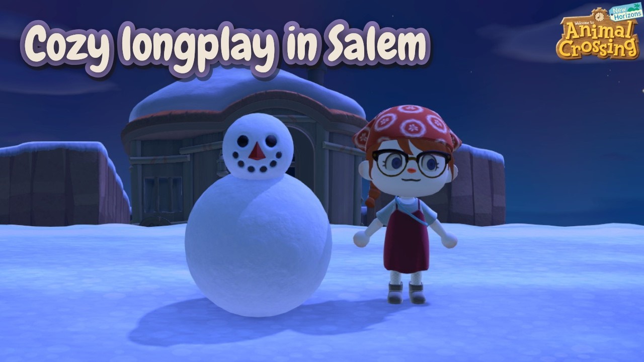 Cozy Relaxing Longplay | Peaceful Nights Easy Life 🌙 | Animal Crossing (No Commentary) | ACNH: Salem