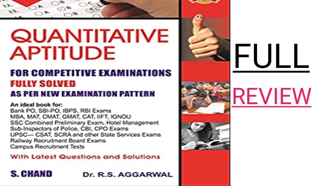 dr-r-s-aggarwal-quantitative-aptitude-book-full-review-youtube