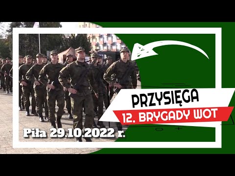 Piła - Przysięga 12. Wielkopolskiej Brygady Obrony Terytorialnej