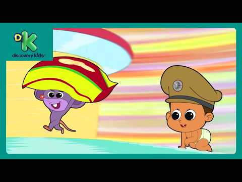 Baby Little Singham Ka Bhaagta Snack!😂🍟| Food Moments🍟| @DiscoveryKidsIN​