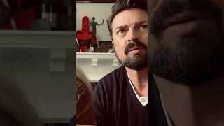 Karl Urban Loves His Helmet From 'The Lord Of The Rings' #TheBoys