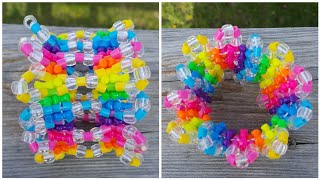 Tri bead kandi cuff tutorial Wealth