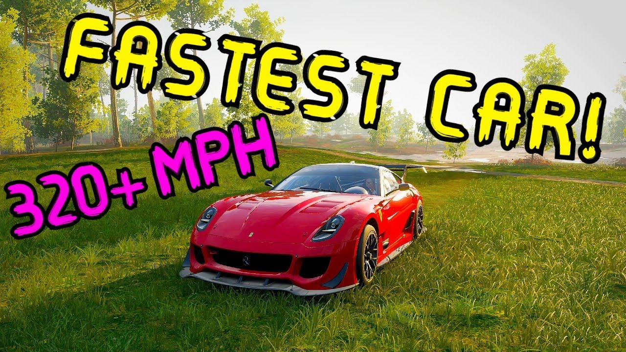 Forza Horizon 4 Fastest Car! 320+ MPH Ferrari 599XX EVO Gameplay NEW FH4 - YouTube