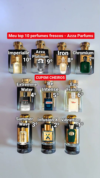 TOP 10 PERFUMES FRESCOS AZZA PARFUMS